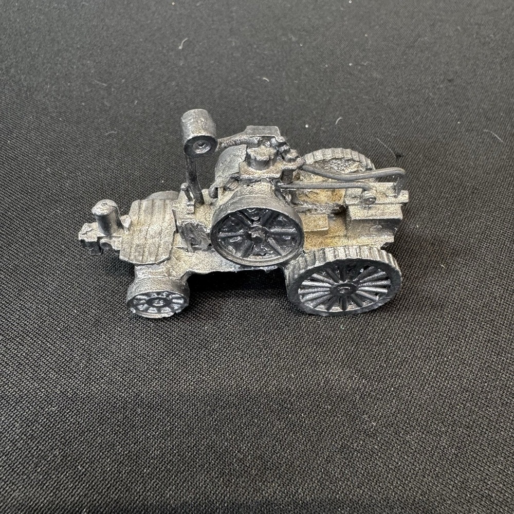 Vintage Pewter Steam Engine Figurine 1988 - Made in USA - R.B.